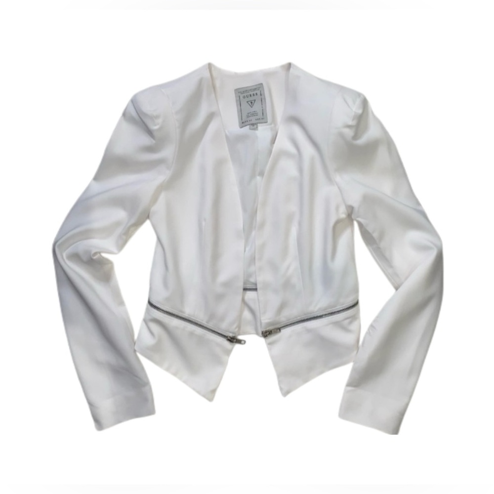 Guess White Blazer Jacket XS